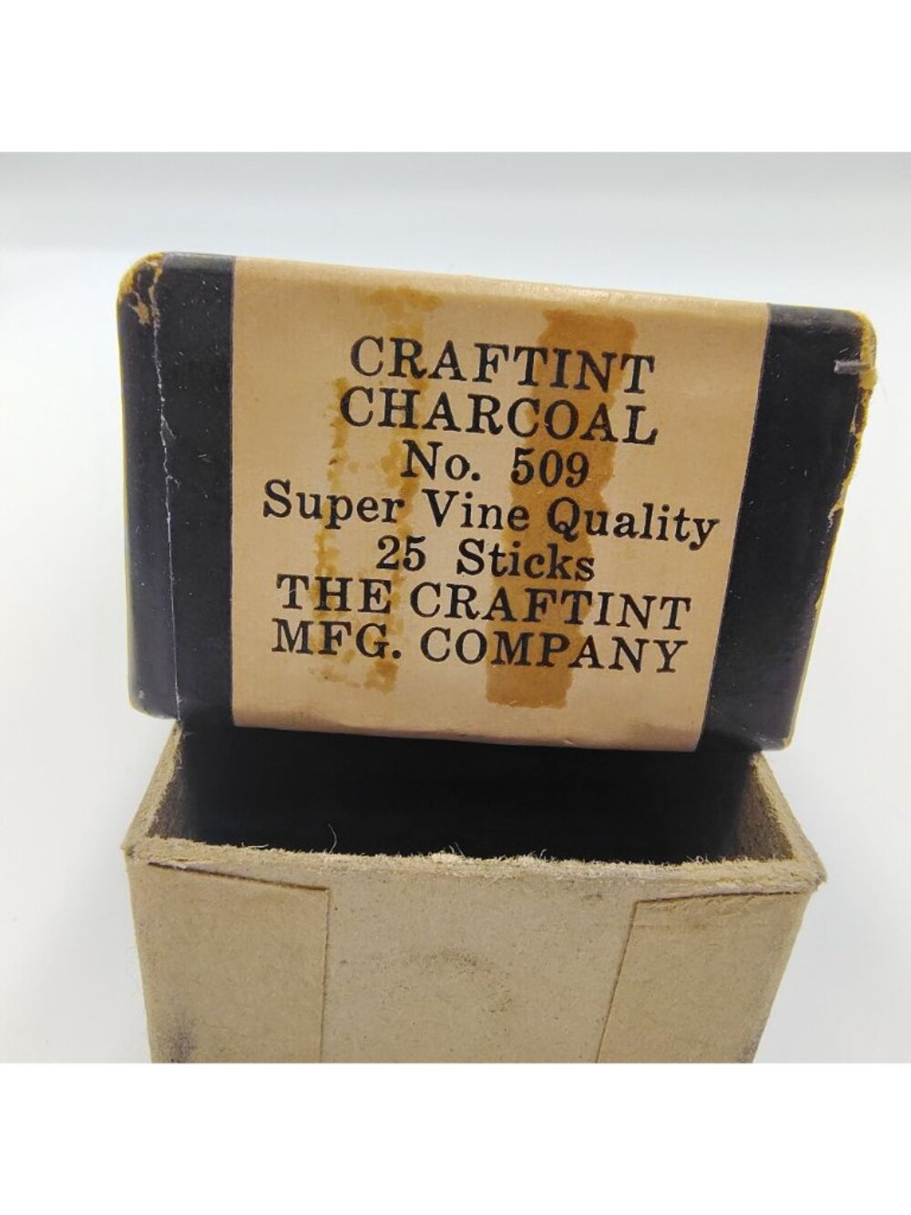 Vintage Craftint Artists Charcoal Box Art-Char Process Cleveland OH Partial Set - Picture 10 of 12